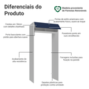 Ver imagem 3 de Porta-Geladeira 103 cm 1 Porta Basculante Branco/Azul Vik Madesa