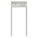 Ver imagem 4 de Porta-Geladeira 103 cm 1 Porta Basculante Branco/Azul Vik Madesa
