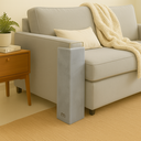 Ver imagem 2 de Conjunto Protetor Canto Sofá com Carpete Premium para Gatos Pet Mdf Cama Box Interativo Arranhadores