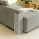 Ver imagem 1 de Conjunto Protetor Canto Sofá com Carpete Premium para Gatos Pet Mdf Cama Box Interativo Arranhadores