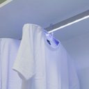 Ver imagem 1 de Cabideiro com Led Retangular 800mm com Suporte Lateral e Sensor Embutido 60 Leds Luz Branca (fria) B