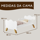 Ver imagem 3 de Cama Infantil Menina Menino com Auxiliar Multiuso - Muito Segura com Proteção Lateral