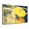 Quadro Decorativo Dança na Chuva Guarda Chuva Amarelo - 1