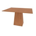 Ver imagem 3 de Conjunto Mesa de Jantar 120cm com 4 Cadeiras Beges Cor:freijó com Bege