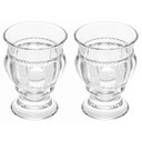 Ver imagem 1 de Kit 2 Vasos Cachepot para Flores 7x10cm Vidro Diamante Lyor Pequeno Decorativo