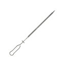 Ver imagem 1 de Kit 10 Espetos Lâmina Inox 430 Galeto Lobo Churrasqueiras Tamanho 50