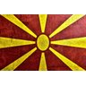 Quadro Decorativo Bandeira Macedonia do Norte Moderno - 3