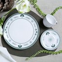 Ver imagem 3 de Prato Raso Coup Stoneware Exótica 26,5cm Porto Brasil Cozinha Mesa Posta Avulso