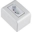 Ver imagem 1 de Caixa de Sobrepor com 1 Tomada 2P+T 20 Ampères 250 Volts Lixflex Branca - 57304003 - Tramontina