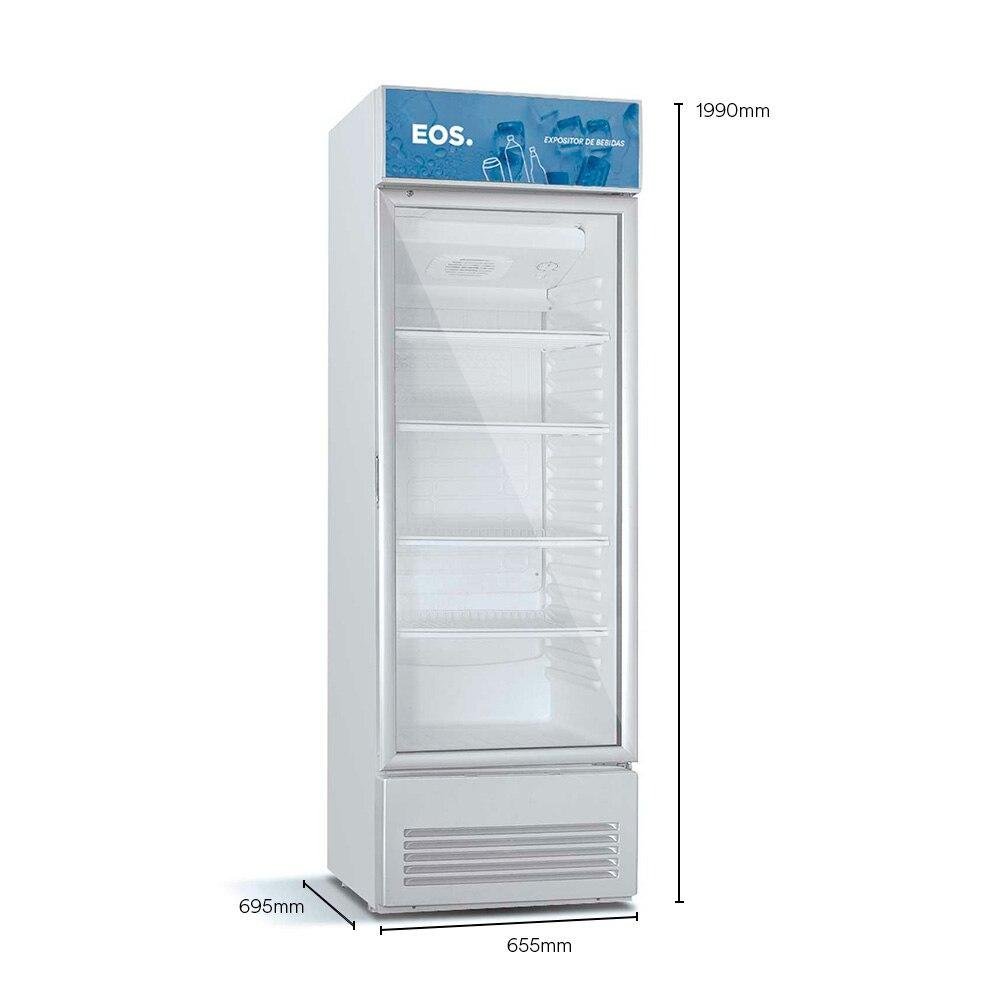 Refrigerador Expositor Vertical EOS 510 Litros Eco Gelo Branco EEV500B 220V - 3