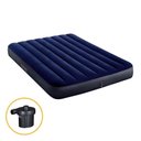 Ver imagem 1 de Colchão Inflável Casal Dura Beam Downy + Bomba Elétrica 110v Intex
