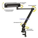 Ver imagem 4 de Luminária Retangular com Garra Ilutec Ref. 252 Preto