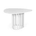 Ver imagem 2 de Mesa de Jantar Orgânica 4 Lugares 120x118cm MDF Branca - Straub Web