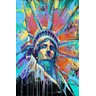 Quadro Decorativo Estatua da Liberdade Abstrato - 3