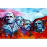 Quadro Decorativo Monte Rushmore Abstrato - 3