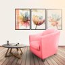 Poltrona Decorativa Clinica Consultorio Salão Beleza Rosa - 1