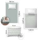 Ver imagem 3 de Jogo de Cama Solteiro 200 Fios Nova América - Luciano (7851)