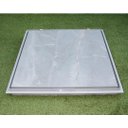 Ver imagem 2 de Tampa Casa de Maquina Oculta 80,0x80,0 Cm Cinza (com Pistao) - Conceito Tampas