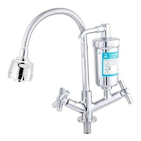 Torneira Gourmet com Filtro Bancada Flexível Luxo Mecanismo de Bucha Del Metais