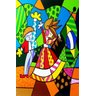 Quadro Grande Decorativo Romero Britto Dança Junina - 3