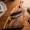 Ver imagem 2 de Kit Churrasco Premium Tábua 71cm + Faca Artesanal Pecuária