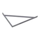 Ver imagem 2 de Kit 6X Suporte Reforçado Mão Francesa para Prateleira 30 cm Prata