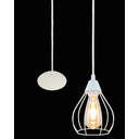 Ver imagem 3 de Cupula de Aramado Teardrop Branca para Pendentes e Abajure P