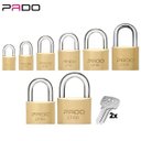 Ver imagem 2 de Cadeado Pado Dourado com 2 Chaves Lt-60mm