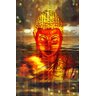 Quadro Decorativo Buda Verrmelho 549 - 3
