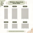 Ver imagem 7 de Quarto de Bebê Completo com Berço Americano 3 em 1 e Colchão Incluso Flor Multimóveis MP4947
