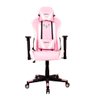 Cadeira Gamer EagleX Pro Reclinável Suporta até 150kg Rosa e Branco - 3