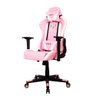 Cadeira Gamer EagleX Pro Reclinável Suporta até 150kg Rosa e Branco - 2