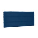Ver imagem 1 de Painel Cabeceira Paris Box Casal 1,40cm - Suede Azul Marinho
