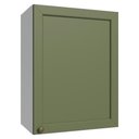 Ver imagem 1 de Armário Aéreo 50cm 1 Porta Branco/Verde Vik Madesa Branco/Verde