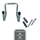Ver imagem 3 de Suporte Cabide Pendura Tudo Duplo 2 Ganchos Suporta 7,5kg