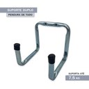 Ver imagem 2 de Suporte Cabide Pendura Tudo Duplo 2 Ganchos Suporta 7,5kg