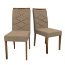 Ver imagem 4 de Conjunto Mesa Madrid 160cm com 6 Cadeiras Caroline New Ceval