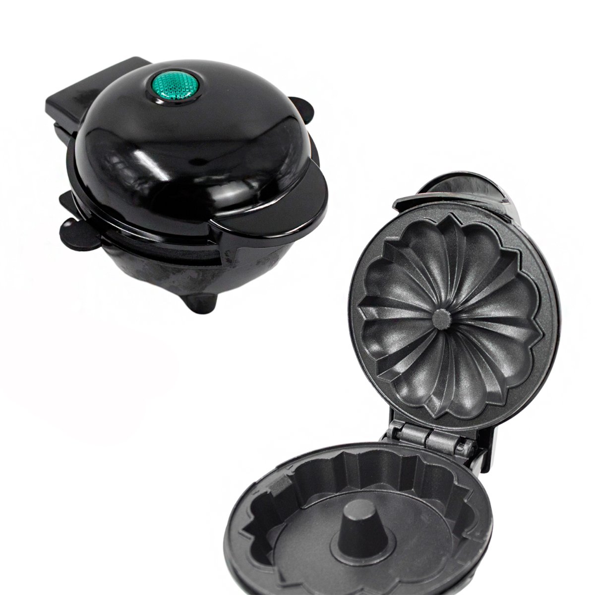 Mini Máquina Fazer Bolo - Portátil Cake Maker 110v:preto - 4