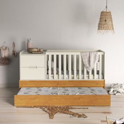 Berço Multifuncional Formare Matic Off White/freijó - 1