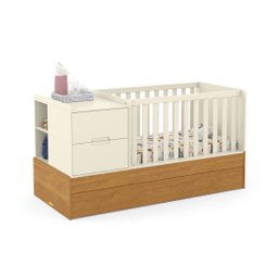 Berço Multifuncional Formare Matic Off White/freijó - 4