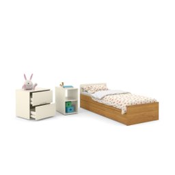 Berço Multifuncional Formare Matic Off White/freijó - 3