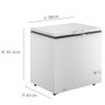 Freezer Horizontal Consul Cha31eb 1 Porta Branco - 309 Litros 127v - 5
