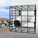 Ver imagem 2 de Caixa Proteção para Câmera de Segurança - Preto