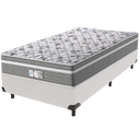 Ver imagem 1 de Cama Box Branco e Colchão Evolution Molas Ensacadas Solteiro Probel