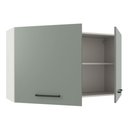 Ver imagem 7 de Armário Aéreo Multiuso 120cm 2 Portas Branco/cinza Agata Madesa Branco/cinza