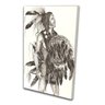 Quadro Decorativo Indio Lutador Minimalista - 1