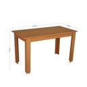 Ver imagem 3 de Mesa Retangular Grande Pérola 135 Cm Mdf