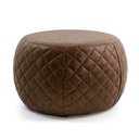 Ver imagem 2 de Puff Dekorien 70cm Corano Conhaque Alto Acabamento