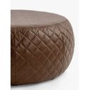 Ver imagem 3 de Puff Dekorien 70cm Corano Conhaque Alto Acabamento