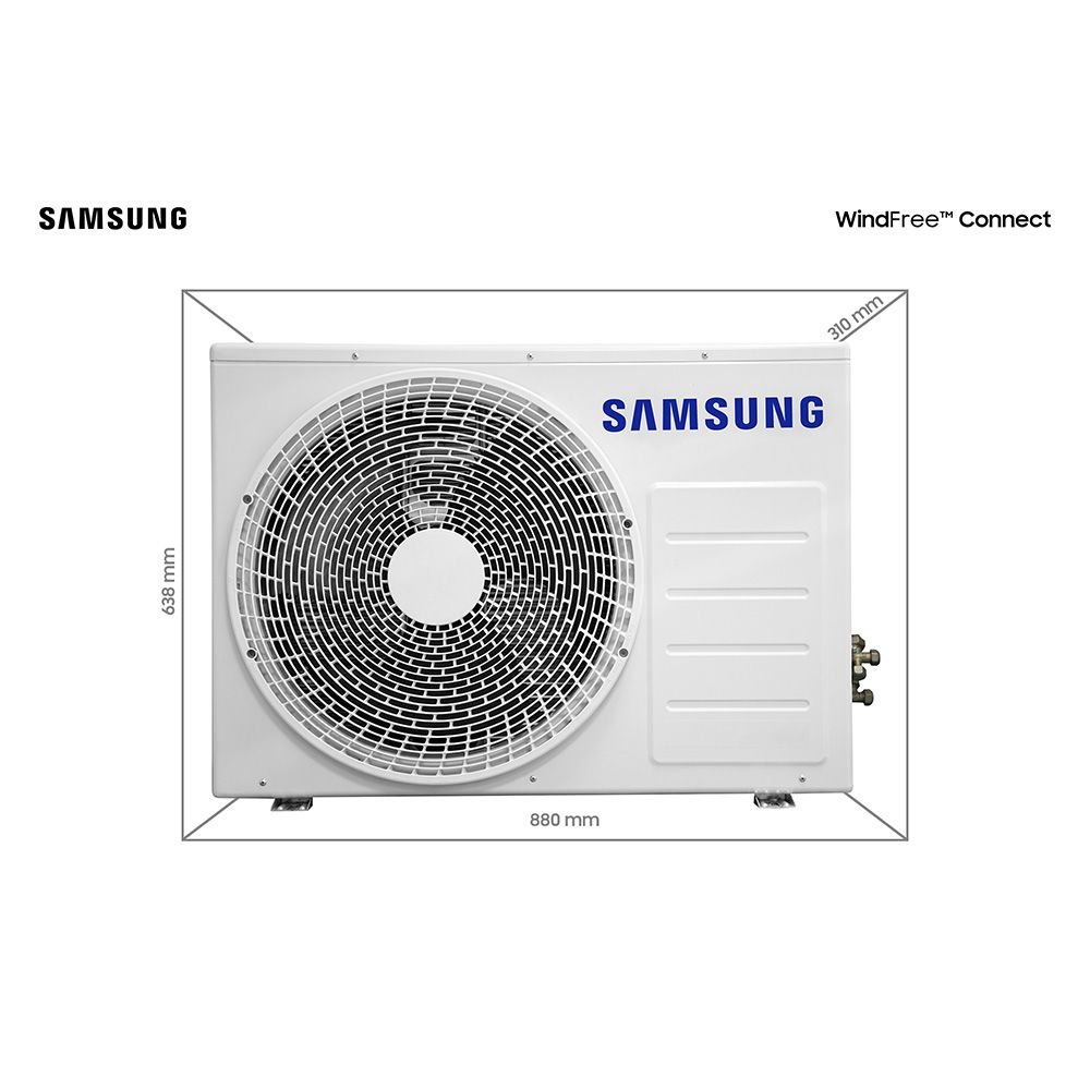 Ar Condicionado Split Inverter Samsung WindFree Connect 22000 BTUs Frio 220V AR24BVFAAWKXAZ - 6